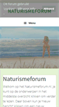 Mobile Screenshot of naturismeforum.nl